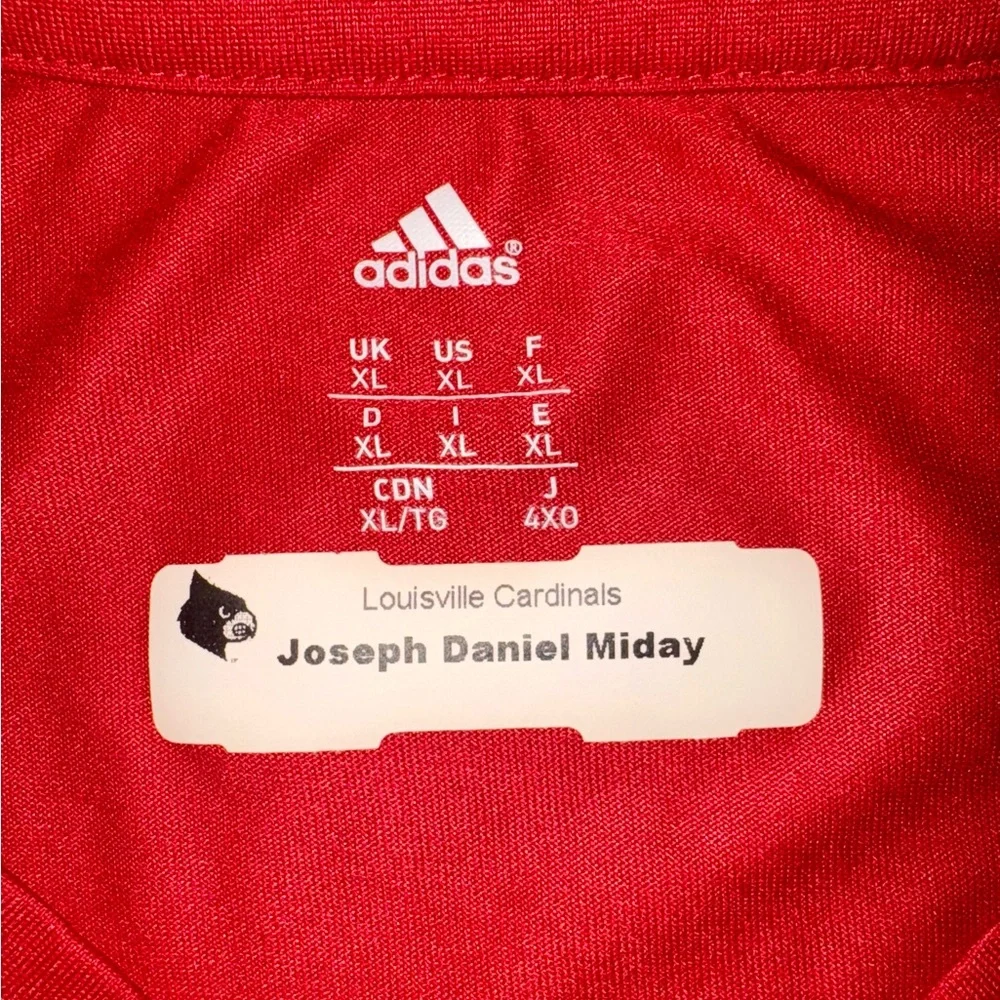 Adidas Louisville Cardinals Team Issued to Coach Joe Miday Collectible Size XL - Picture 4 of 9